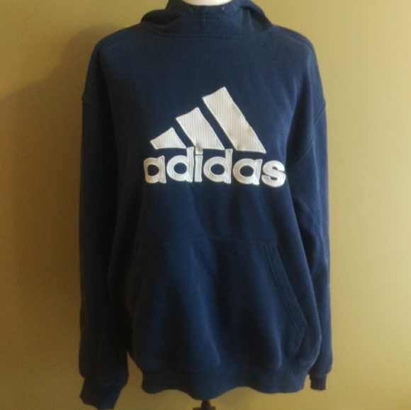 blue adidas sweatshirt
